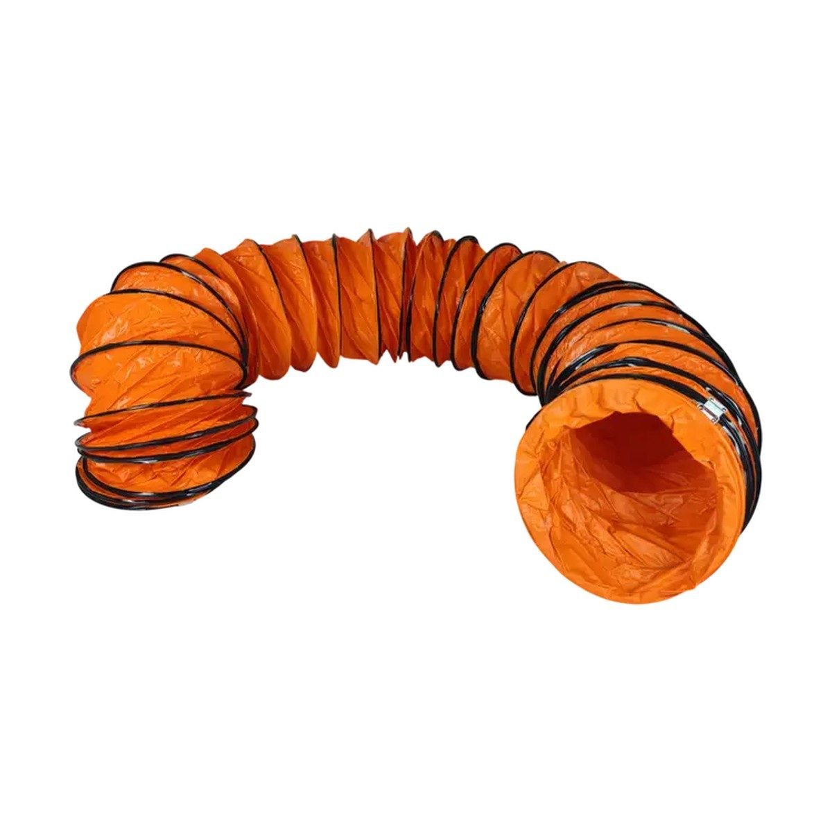 Manguera de conducto flexible en PVC de 12" × 10 m · Resistente al fuego