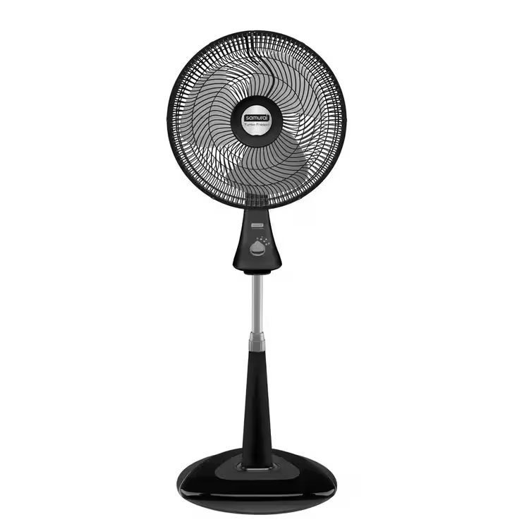 Ventilador de pedestal Samurai Turbo Fresco de 18" · Negro
