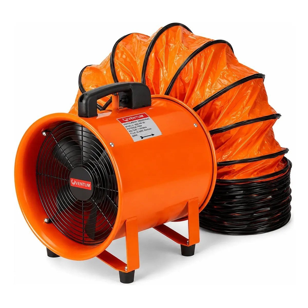 Extractor portátil de humos Ventum 8" con conducto de 5 m